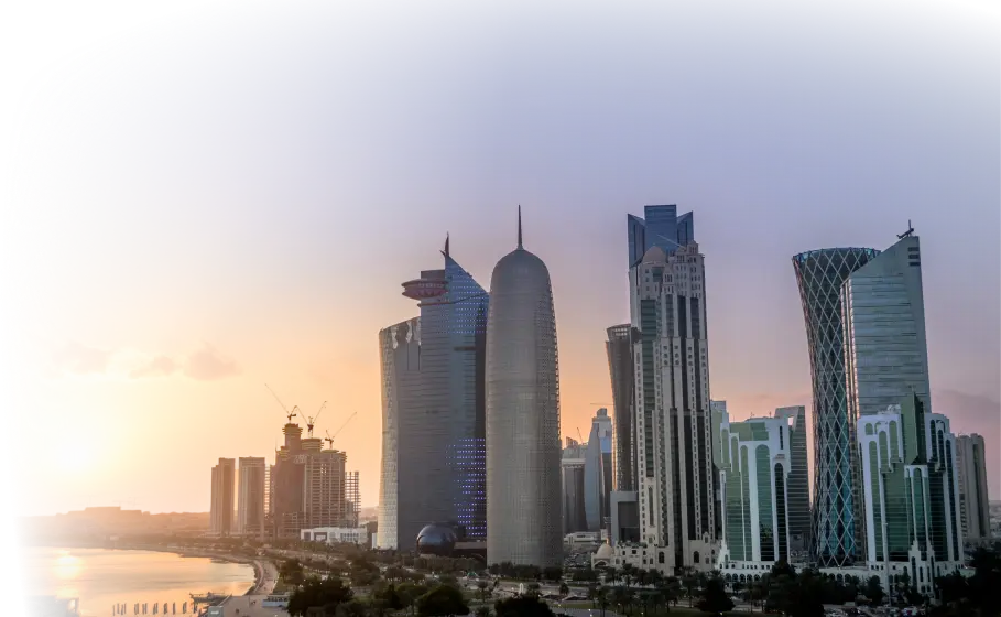 Doha Qatar Skyline